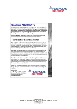 Glas klare ARGUMENTE Technischer Sachbearbeiter - Forum
