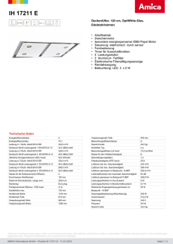 IH 17211 E - Amica International GmbH
