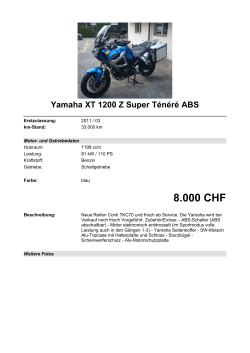 Detailansicht Yamaha XT 1200 Z Super Ténéré ABS