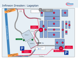 Infineon Dresden: Lageplan