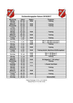 Vorbereitungsplan 2016 2017 Sommer neu