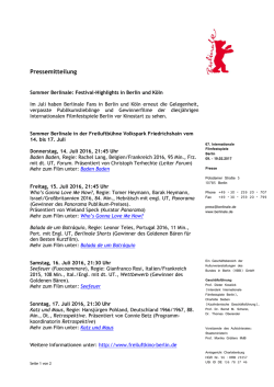 Internationale Filmfestspiele Berlin