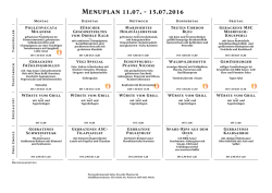 Menu PDF - Personalrestaurant Stein