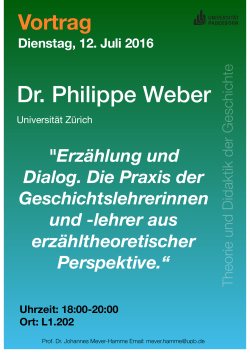Dr. Philippe Weber - Universität Paderborn