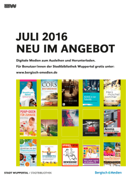 juli 2016 neu im angebot