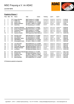 MSC Freyung e.V. im ADAC