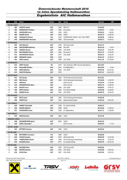 Halbmaraton Klassen - Alge