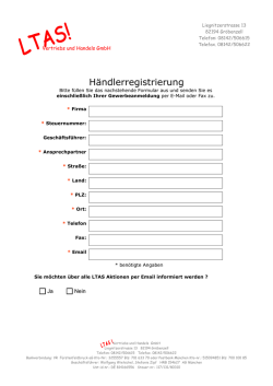 H&auml;ndlerregistrierung