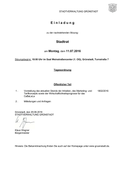 E inladung Stadtrat