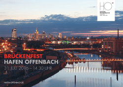 BRÜCKENFEST HAFEN OFFENBACH