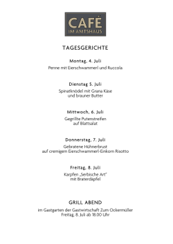TAGESGERICHTE