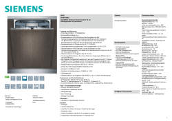 Siemens SX66P196EU Spüler vollintegriert 60 cm