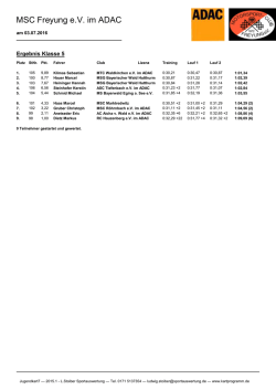 MSC Freyung e.V. im ADAC