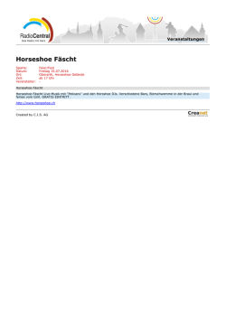 Horseshoe F&auml;scht
