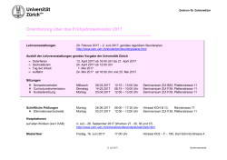 Orientierung über das Frühjahrssemester_2017