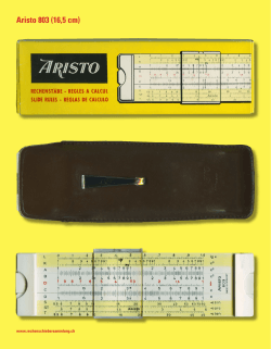Aristo 803 (16,5 cm) - Rechenschiebersammlung