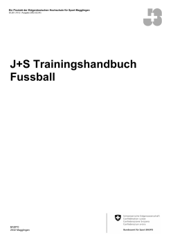 J+S Trainingshandbuch Fussball