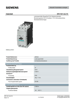 Datenblatt 3RV1341-4LC10 - Siemens Industry Online Support Portals