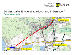 Bundesstraße 97 – Ausbau südlich und in Bernsdorf