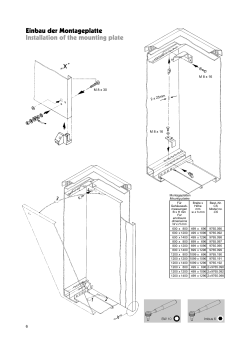 Montageanleitung/Bedienungsanleitung / Assembly