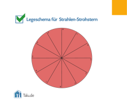 Legeschema für Strahlen-Strohstern