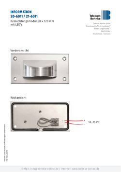 InformatIon - Telecom Behnke