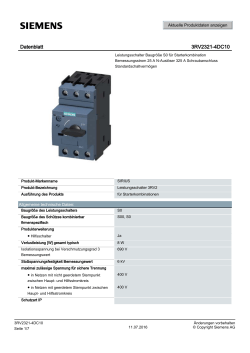 Datenblatt 3RV2321-4DC10 - Siemens Industry Online Support