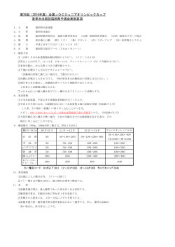 20160702-03 JOC福岡予選会夏季 要項（熊本案内
