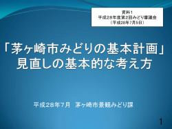 見直しの基本的な考え方 （PDF 885.0KB）
