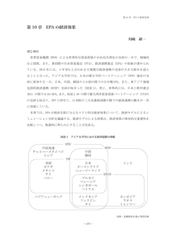 EPA の経済効果 - 日本国際問題研究所