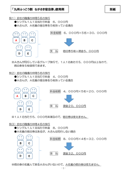 別紙＞九州ふっこう割使用例