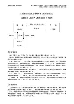 船会社に支払う積地で生じた滞船料