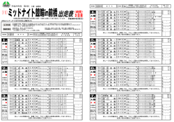 ミッドナイト競輪in前橋