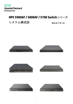 HPE 5900AF/5800AF/5700 Switchシリーズ