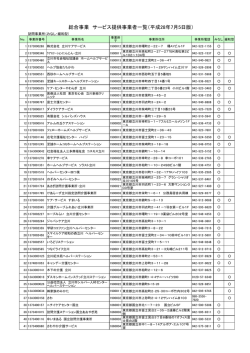 訪問事業所一覧（PDF：149KB）