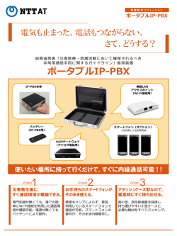 ポータブルIP-PBX