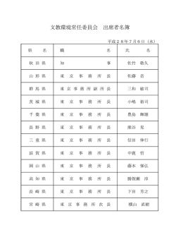 出席者名簿 (PDF：55.2KB)