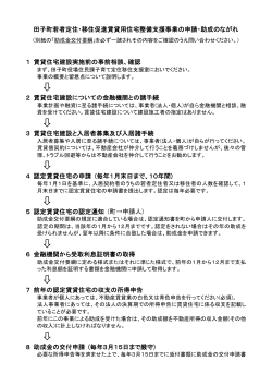Page 1 田子町若者定住・移住促進賃貸用住宅整備支援事業の申請