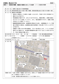 計画地：尾山台三丁目 別紙1