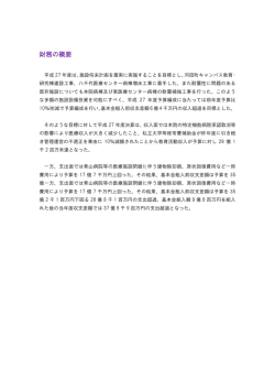 財務の概要