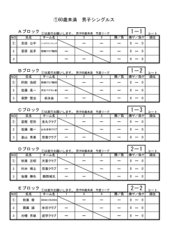 組合せpdf - 鶴岡卓球協会