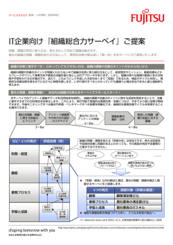 IT企業向け『組織総合力サーベイ』ご提案