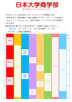 第3回ミニオープンキャンパス