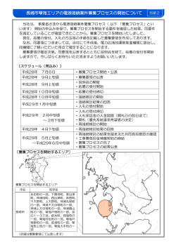（別紙2）長崎市琴海エリアの電源接続案件募集プロセスの開始について