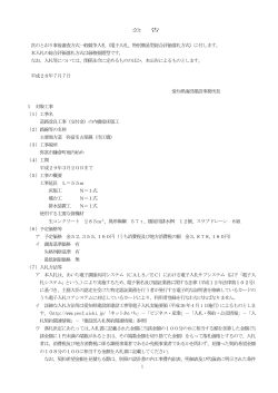 （電子入札、特別簡易型総合評価落札方式）に付