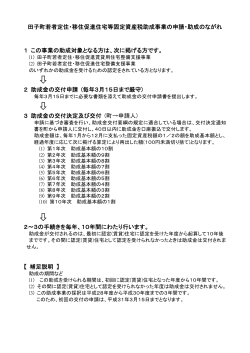 Page 1 田子町若者定住・移住促進住宅等固定資産税助成事業の申請