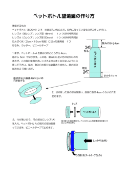 ペットボトル望遠鏡の作り方ダウンロード