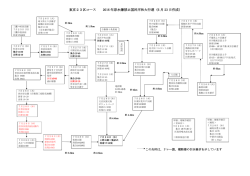 東京23区コース 2016 年原水爆禁止国民平和大行進（6 月 23 日作成）
