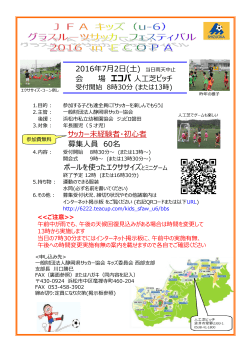 JFAキッズ (U-6) - 静岡県サッカー協会 西部支部 広報部