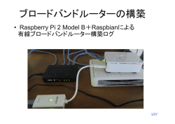 ブロードバンドルーターの構築 - Welcom to seasky.blue